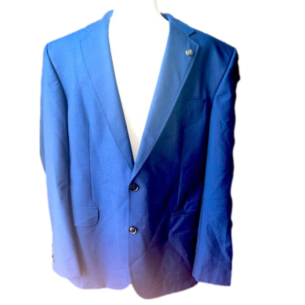 TED Baker Men’s Suit Jacket, Navy NWOT Size 44R